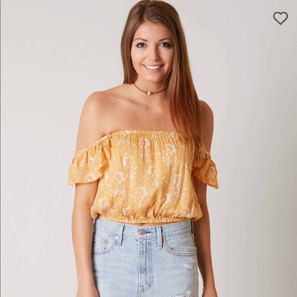 Amuse Society Mariposa off the shoulder top